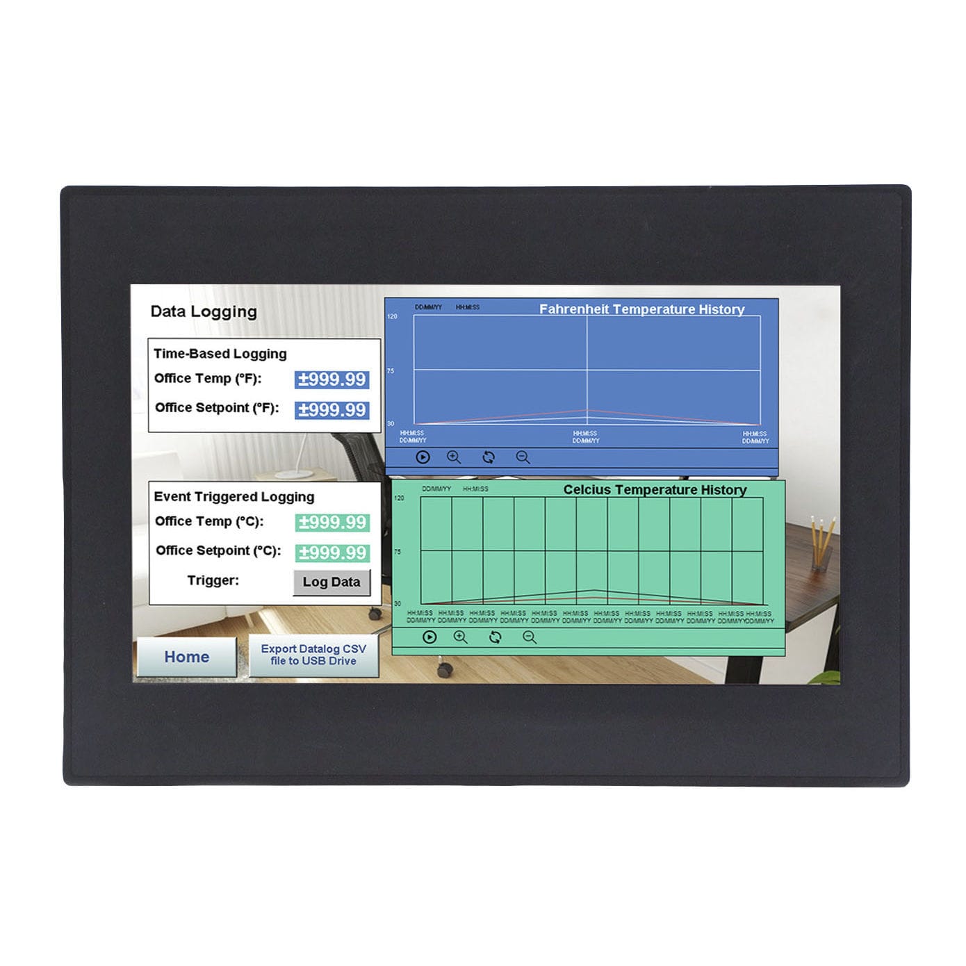 HMI con pantalla táctil resistiva HMC4101A M Maple Systems