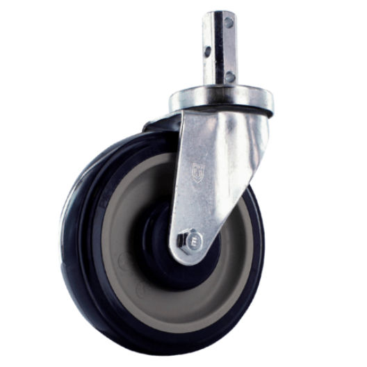 Ruedecilla giratoria Z20S154CLDE P H Casters con vástago de