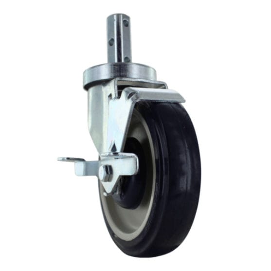 Ruedecilla giratoria Z20S154CLDEB P H Casters con vástago de