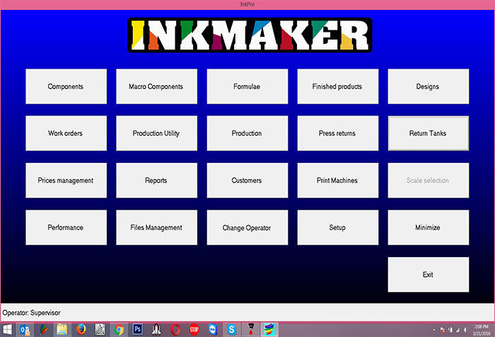 Software de gestión INKMAKER SRL de base de datos servidor