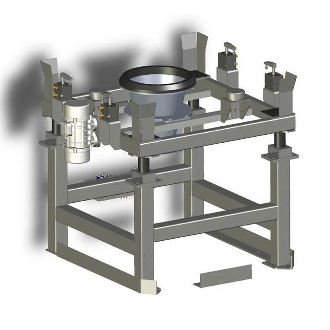 Sistema De Descarga Para Contenedores Cvd Hosokawa Solids S L