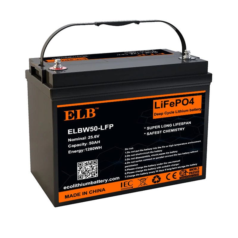 Batería litio ELB Energy Group rectangular 24 V IEC