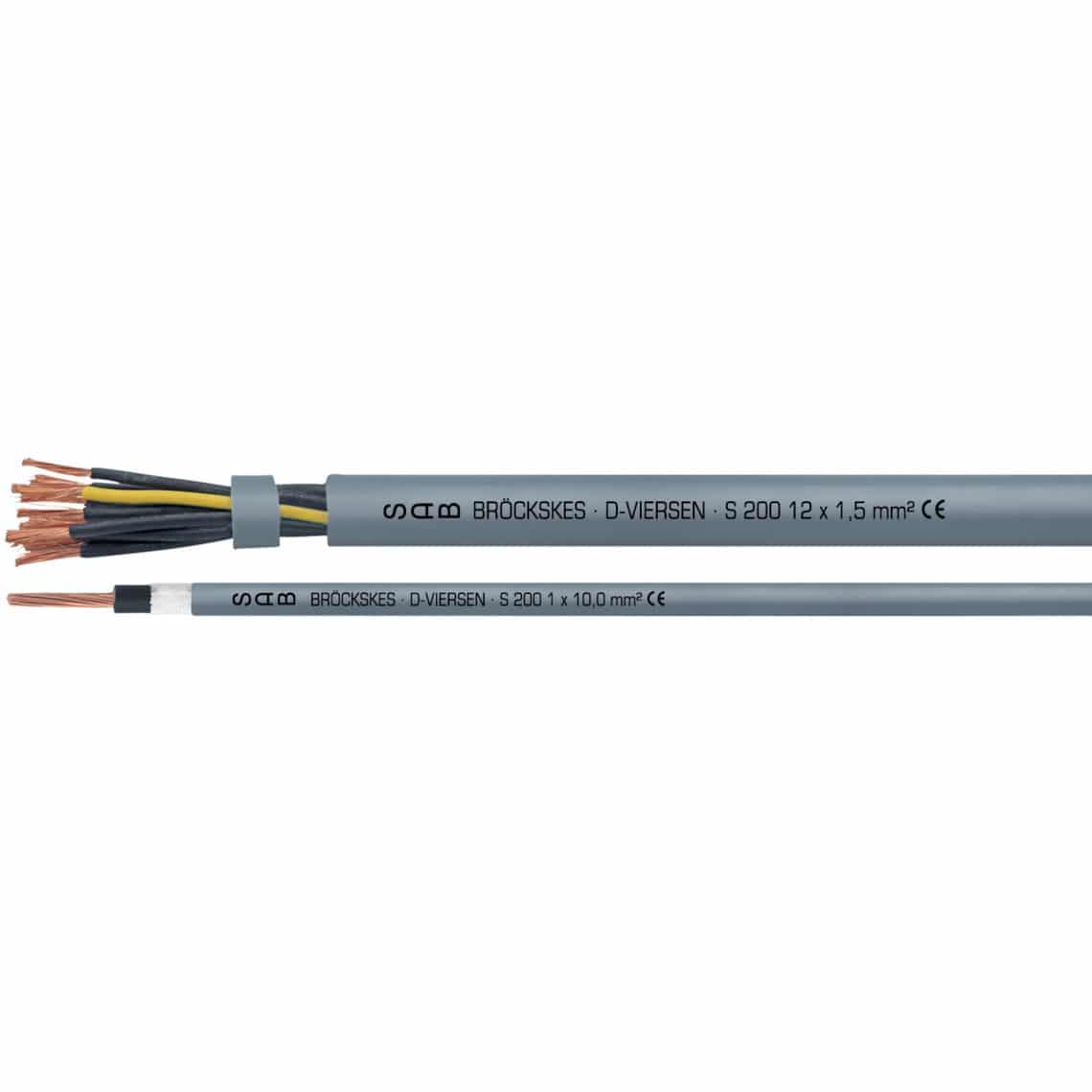 Cable eléctrico de gran flexibilidad S 200 SAB BROECKSKES GMBH Co