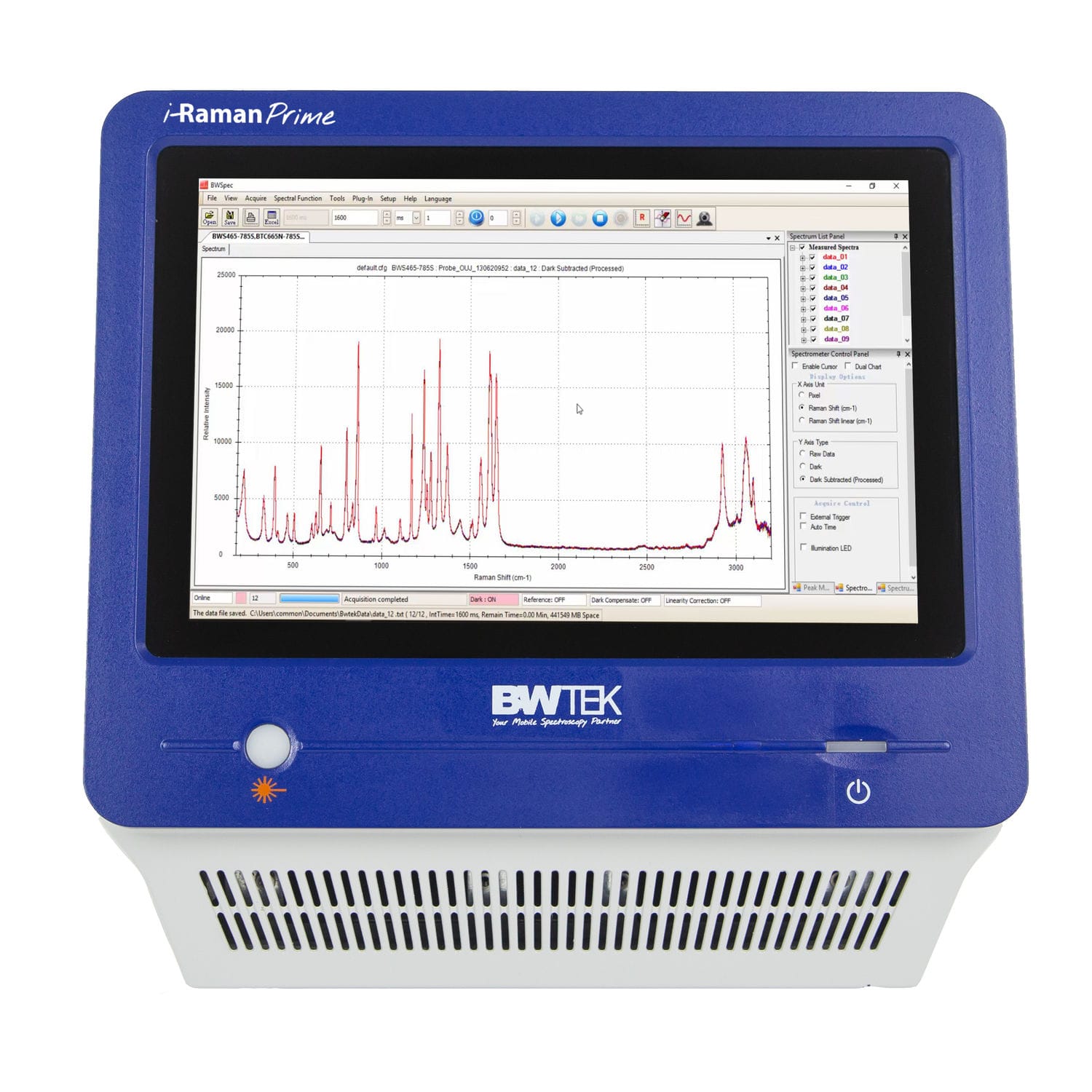 Espectrómetro Raman i Raman Prime B W TEK para análisis para