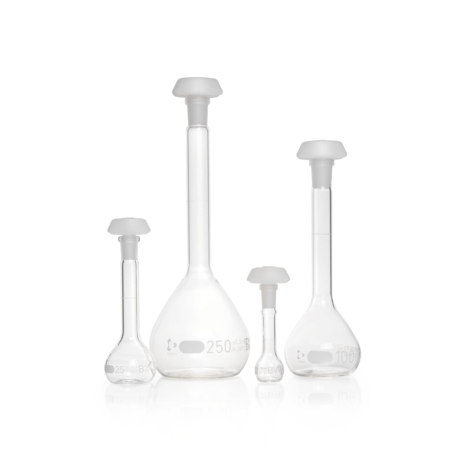 Matraz Aforadas 24670 Series DWK Life Science Vidrio Blanco De