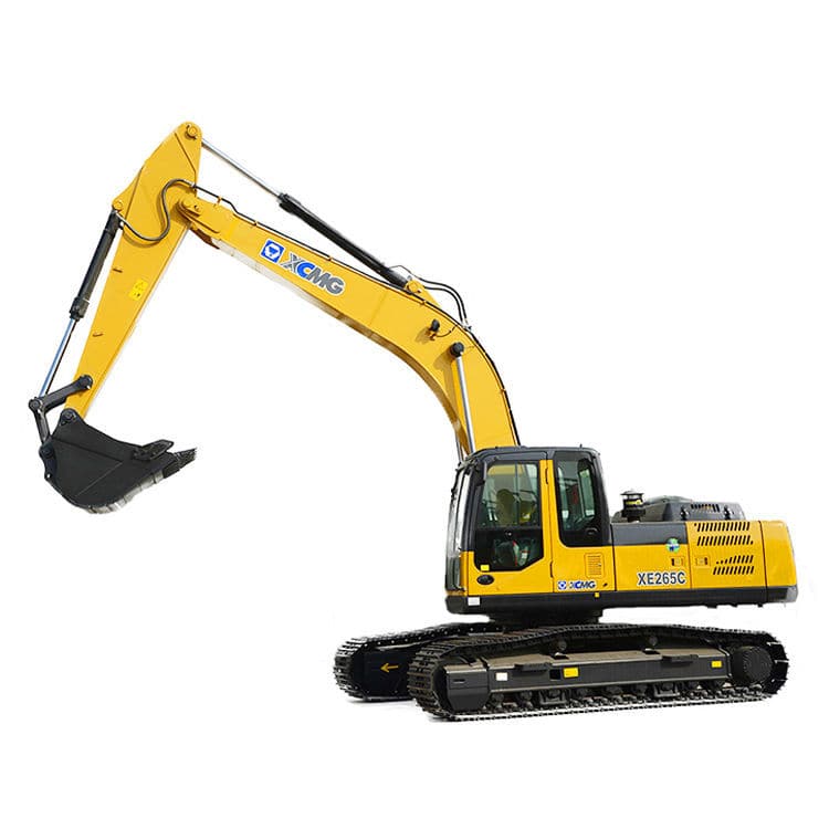 Excavadora intermedia XE265C XCMG con orugas diésel para obra