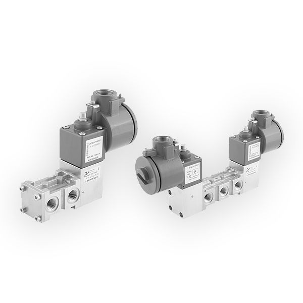 Electroválvula de control directo Steel line series PNEUMAX de 5