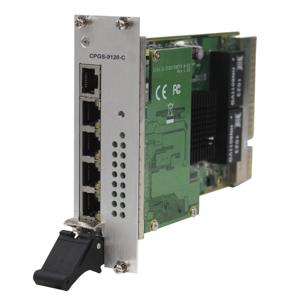 Tarjeta Switch Ethernet Administrable CPGS 9120 C Oring Industrial