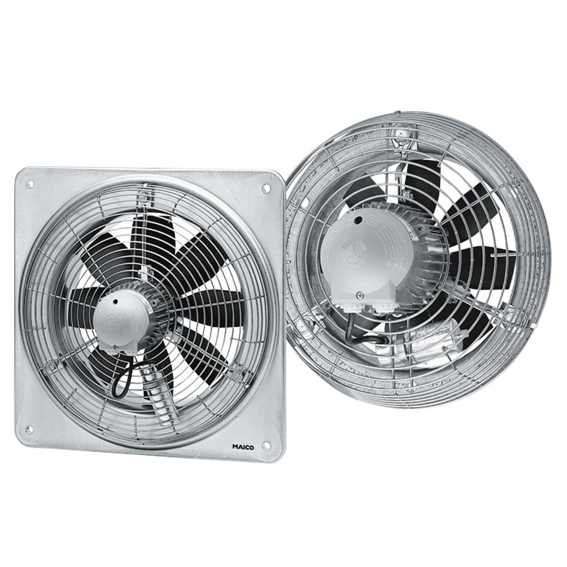 Ventilador De Pared Ezq E Maico Ventilatoren Axial De