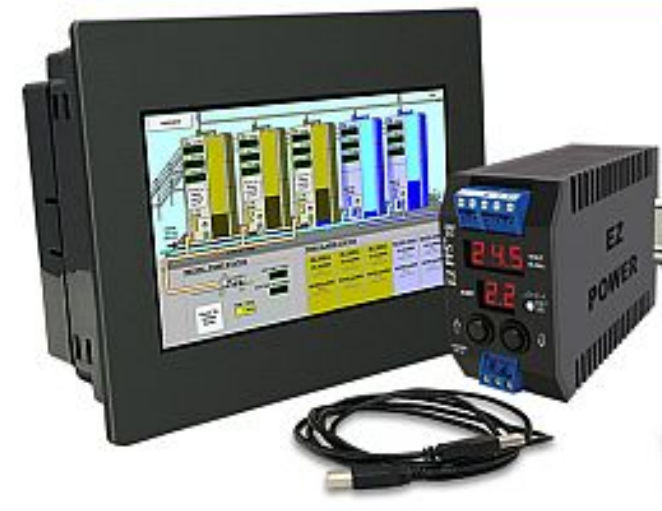 HMI con pantalla táctil resistiva EZ3 T series UTICOR Automation