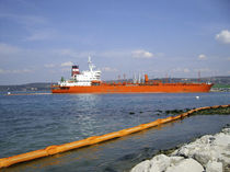 barrera flotante de contenci&oacute;n inflable  airbank