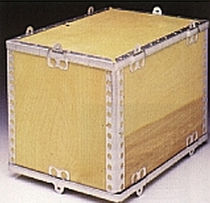 caja paleta plegable de contrachapado y acero ExPak  STAR PACK