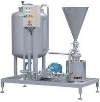 mezclador l&iacute;quido-s&oacute;lido con bomba centr&iacute;fuga max. 65 000 l/h, 7 500 kg/h  INOXPA