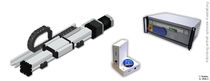 platina de posicionamiento lineal mono-eje con tornillos de bolas DriveSet M128 Systec Elektronik und Software GmbH