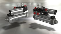 regulador de velocidad hidr&aacute;ulico para cilindro neum&aacute;tico  Tecnofluid Engineering SrL
