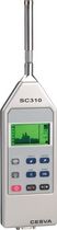 son&oacute;metro analizador en tiempo real con adquisici&oacute;n de datos 31.5 Hz - 16 kHz, 23 - 137 dBA | SC310  CESVA