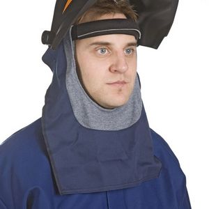 capucha de cuero / para soldadura / ignífuga