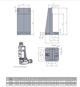 escuadra de fijación / de aluminio / de acero