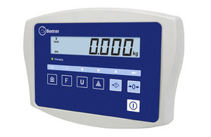 indicador de pesaje digital / visualizador LCD / empotrable / estanco