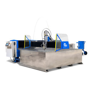 máquina de corte con chorro de agua abrasivo / de metal / de materiales plásticos / de madera