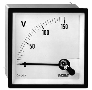 multímetro analógico / montado en panel / AC/DC / para trabajos eléctricos