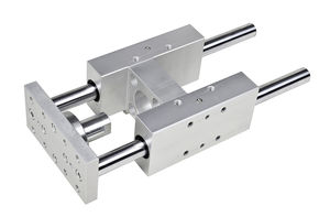 cilindro no giratorio / neumático / guiado / de aluminio anodizado