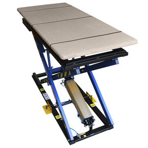 mesa elevadora de tijera / con pedal / neumática / estacionaria