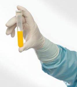 guantes de sala blanca / protección química / de nitrilo / de látex