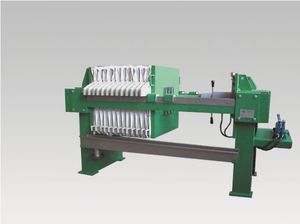 filtro-prensa de membrana / semiautomática / para el tratamiento de fangos