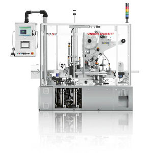 máquina de etiquetado automática / para etiquetas autoadhesivas / para la industria farmacéutica / compacta
