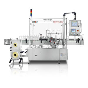 máquina de etiquetado automática / para etiquetas autoadhesivas / para botellas / lineal