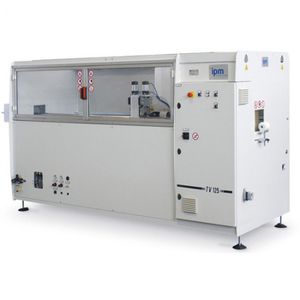 sierra de cinta / para PVC / para tubos / para línea de extrusión