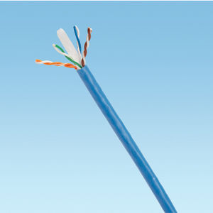cable óptico de datos / a prueba de llamas / de par trenzado / de cobre