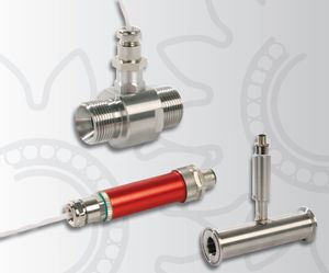caudalímetro de turbina / para agua / de inserción / de aluminio