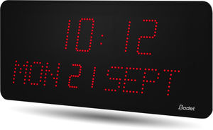 reloj digital / LED / para interior / de pared
