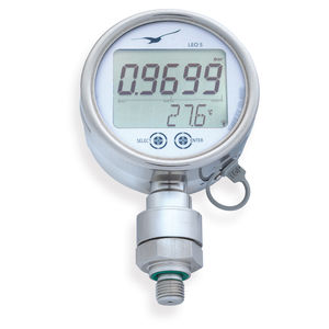 manómetro digital / electrónico / de proceso / de acero inoxidable