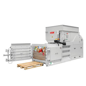 prensa de balas horizontal / de carga superior / para cajas de cartón / para papel