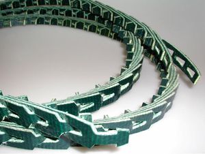 correa de transmisión trapezoidal / de poliuretano / de eslabones