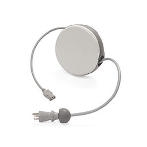 enrollador para cable eléctrico / retráctil / completamente cerrado / para uso intensivo