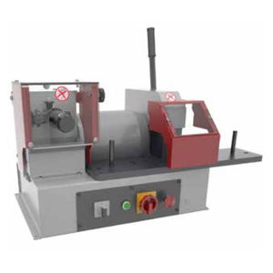 máquina de corte de caucho / de hoja rotativa / de tubos flexibles / compacta
