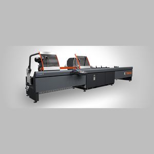 tronzadora doble cabezal para aluminio / para PVC / para metales / para plástico
