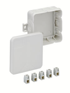 caja de conexiones de pared / IP20 / de polipropileno / con preperforaciones