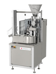 llenadora selladora automática / rotatoria / para líquido / para extremos de tubos