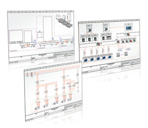 software para esquema eléctrico / 2D-3D / en tiempo real