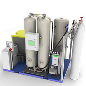 sistema de llenado multicontenedor / automático / de botellas de oxígeno / compacto