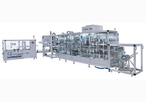 máquina de termoformado enteramente automática / controlada por PLC / de film plástico / para embalaje de productos alimentarios