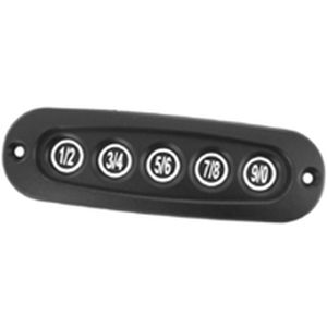 teclado numérico 5 teclas / empotrable / para control de acceso