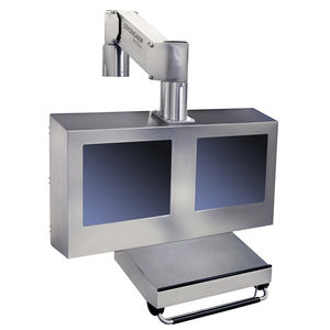 sistema de brazo de soporte de acero inoxidable / de aluminio / para panel de control