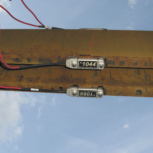 galga extensiométrica de sección rectangular / de alta precisión / de puente completo