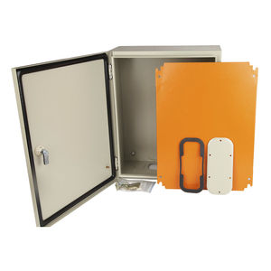 caja de conexiones de chapa de acero / IP65 / de pared / para red industrial
